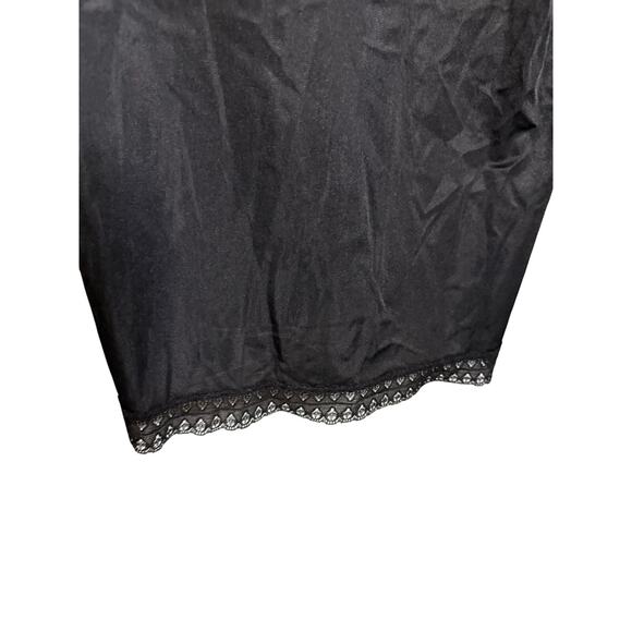 Vintage Richform 80s/90s black silky nightgown slip dress - Picture 5 of 6